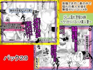 【人妻NTR | 権力・支配】ももりんお買い得パック29「我慢できずに車の中で憧れの美人女優を無理やりパコハメ中＆びしょ濡れ警察24時〜うっかりパコハメ美人妻〜」